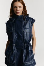 "Kulisa" eco-leather vest