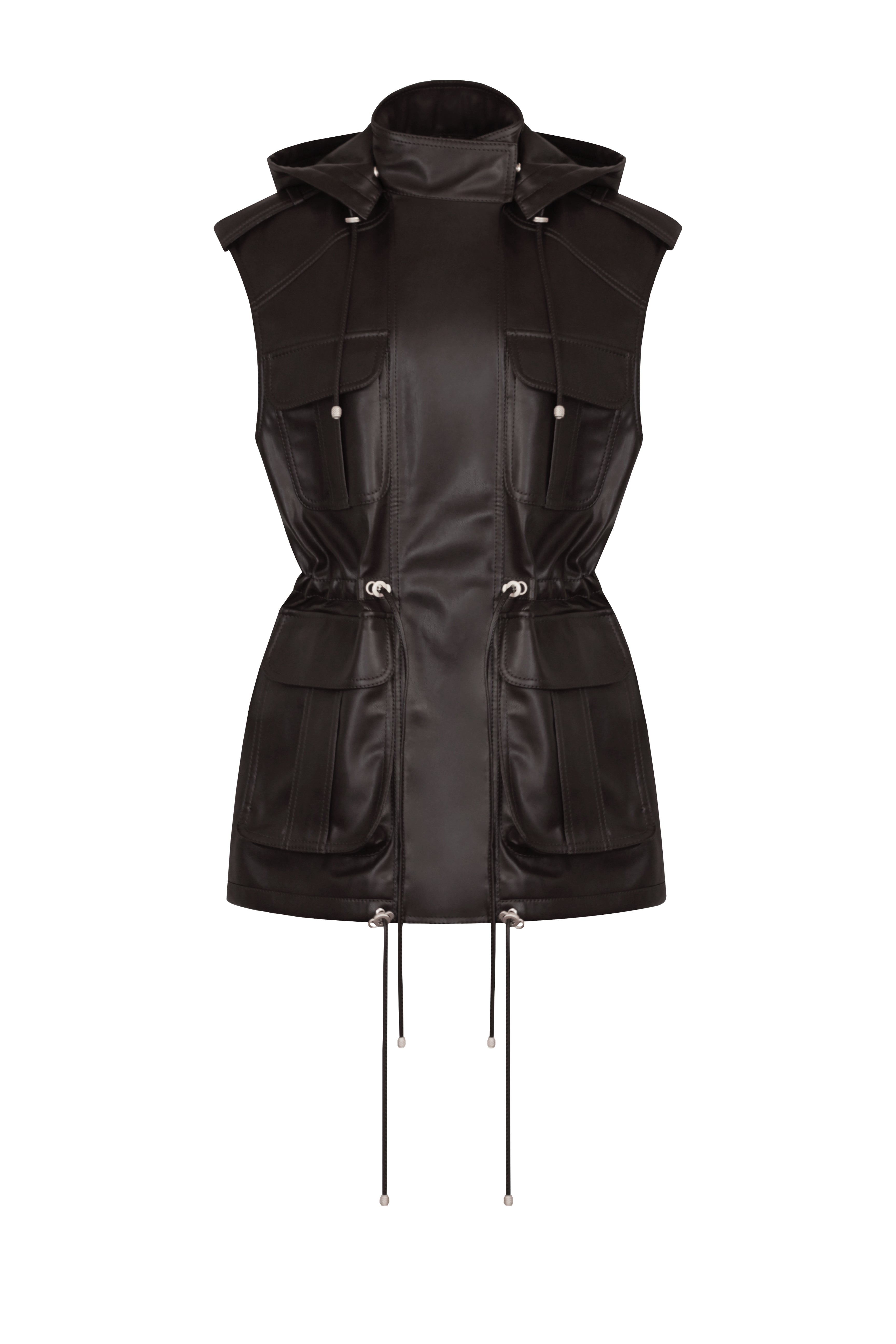 "Kulisa" eco-leather vest
