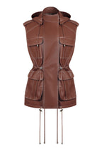 "Kulisa" eco-leather vest