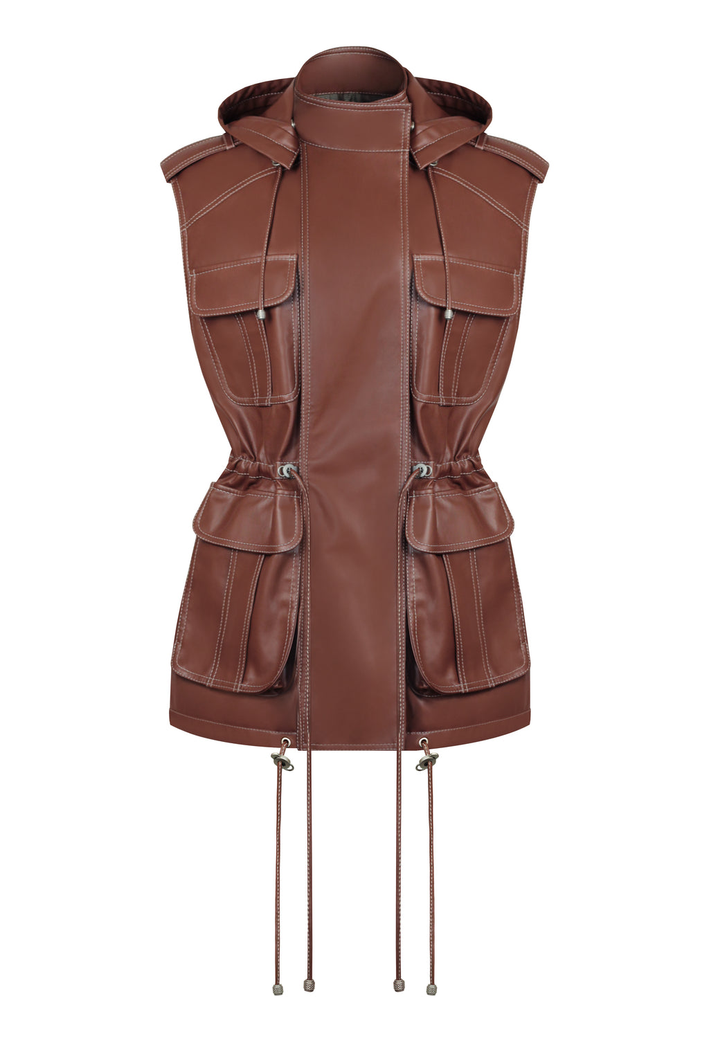 "Kulisa" eco-leather vest