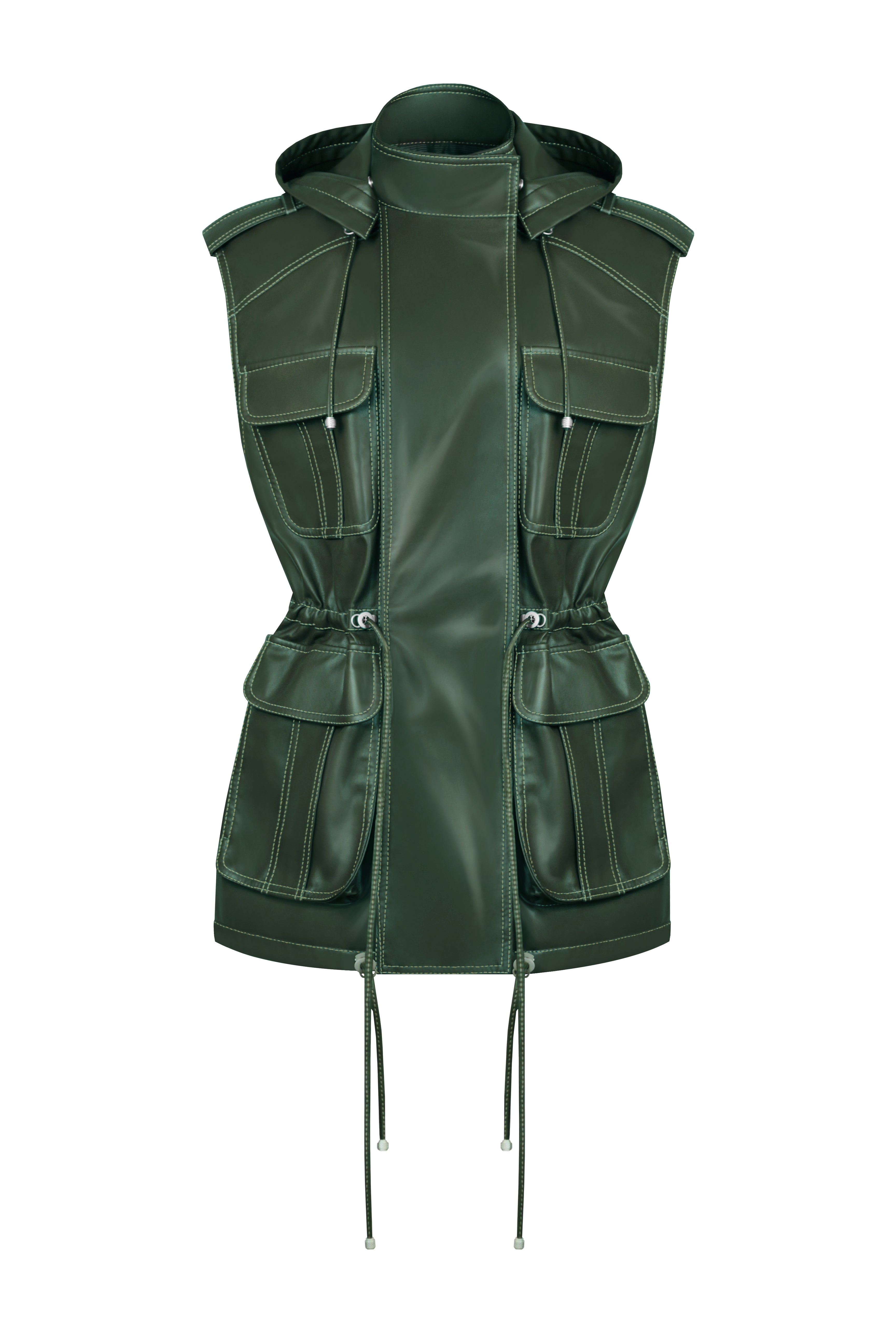 "Kulisa" eco-leather vest