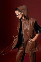 "Kulisa" eco-leather vest