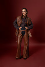 "Kulisa" eco-leather vest